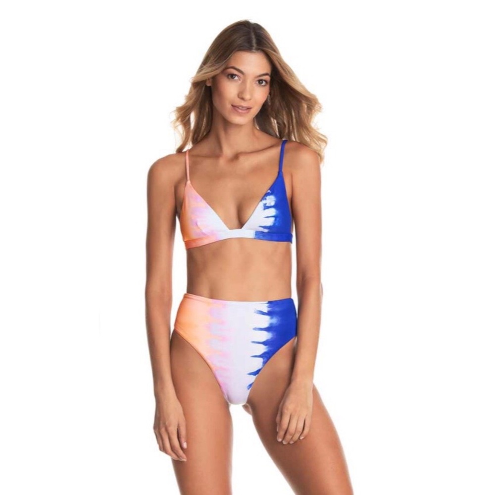 Maaji Magic Trick tie dye high-waisted bikini set